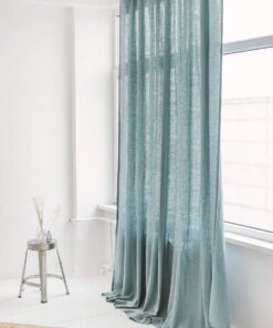 rem linen mau xanh phap1