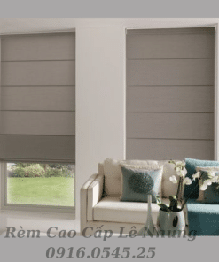 Rèm roman cao cấp hai lớp sang trọng