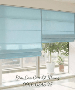 Rèm roman hàng Quảng Châu cản sáng tuyệt đối được thiết kế bởi Rèm Cao cấp Lê Nhung