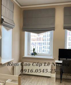 Rèm Roman Cao Cấp Chống Nắng Lê Nhung