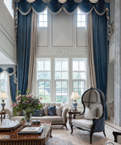 Rèm tân cổ điển thông tầng