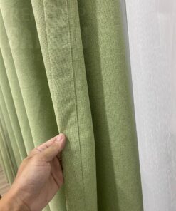 Bộ sưu tập những bộ rèm cửa màu xanh lá