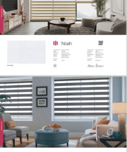 Rèm cầu vồng màu vàng nhạt Noah