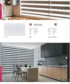 Rèm vầu vồng màu xám nhạt Michelia