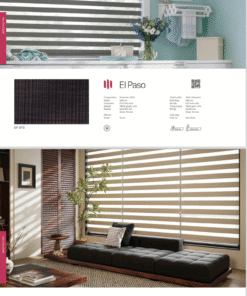 Rèm cầu vồng màu nâu đậm El Paso